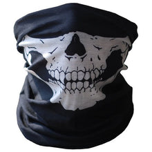 Bicycle Ski Skull Half Face Mask Ghost Scarf Multi Use Neck Warmer Game Outdoor Paintball Motorcycle Cycling Beanies CF