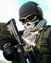 Bicycle Ski Skull Half Face Mask Ghost Scarf Multi Use Neck Warmer Game Outdoor Paintball Motorcycle Cycling Beanies CF