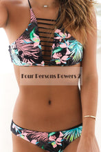 Bikini Style Sexy Beach Swimwear Ladies Push Up Swimsuit Bathing Suit Brazilian Maillot De Bain Flowers Print CF