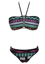 Black Sexy push up bikini strappy swimsuit swimwear women halter bathing suit bather biquini maillot de bain K138 CF