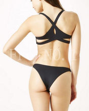 Black Sexy push up bikini strappy swimsuit swimwear women halter bathing suit bather biquini maillot de bain K143 CF