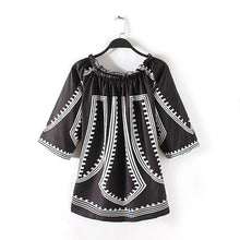 Blouses & Shirts Sexy Women Tops Design Loose Off Shoulder Printing Shirts Tops OL Beach Boho Blouse CF