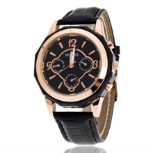 Analog Quartz Watch Men Top Luxury Watches Business PU Leather Wristwatches Clock Relogio Masculino CF