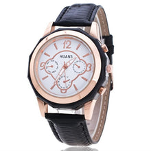 Analog Quartz Watch Men Top Luxury Watches Business PU Leather Wristwatches Clock Relogio Masculino CF