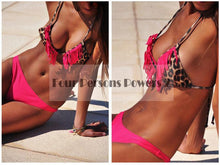 Brazilian Sexy Eyelash Lace Bandage Swimsuit Women Push Up Swimwear Bikini Set Wrap Top Bathing Suits Swim Biquinin C111 CF