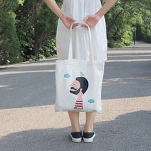 Canvas Women Bag Creative printing Shoulder Bag Casual Tote Handbag Totes Shopper Travel Beach Bags Bolsas CF