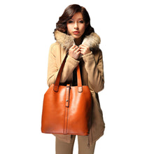 Casual Tote Women Leather Handbags Bucket Shoulder Bags Ladies Cross Body Bags Large Capacity Ladies Bag Bolsa Sac CF