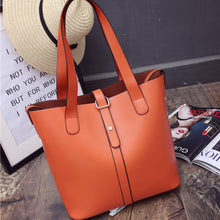 Casual Tote Women Leather Handbags Bucket Shoulder Bags Ladies Cross Body Bags Large Capacity Ladies Bag Bolsa Sac CF