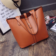 Casual Tote Women Leather Handbags Bucket Shoulder Bags Ladies Cross Body Bags Large Capacity Ladies Bag Bolsa Sac CF