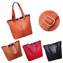 Casual Tote Women Leather Handbags Bucket Shoulder Bags Ladies Cross Body Bags Large Capacity Ladies Bag Bolsa Sac CF