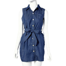 Casual Women's Dress Super Quality Sexy Romper Sleeveless Denim Dresses Bodysuit Dress Elegent Outwear Plus Size CF