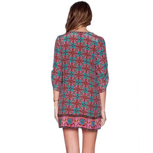 Dresses Casual Women Dress The Baroque Wind Pattern Vintage Printed Dress Loose Dress Boho Vestidoes CF