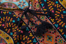 Dresses Casual Women Dress The Baroque Wind Pattern Vintage Printed Dress Loose Dress Boho Vestidoes CF