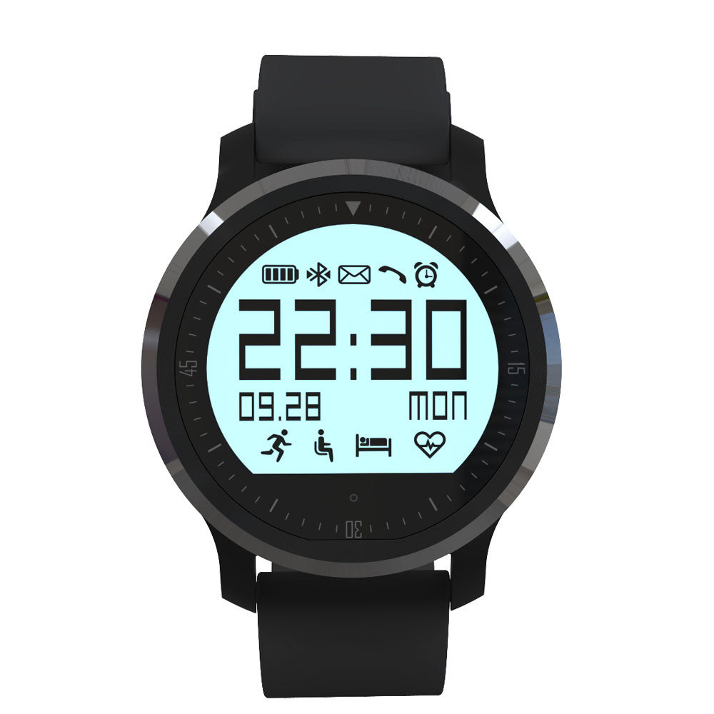 Luxury Men's Watch Sport Silicone Band Bluetooth 40 Healthy Heart Rate For Smartphone Multifunction CF
