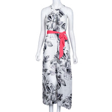 Elegent Women Boho Long Maxi Dress Evening Party Dress Chiffon Print women dress Casual Loose Long Dresses Robe CF