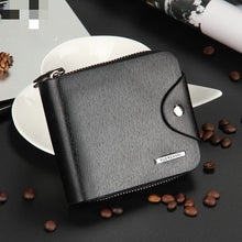 Famous Mens Wallet PU Leather ID Card Holder Billfold Zipper Purse Wallets Clutch Bolsos CF