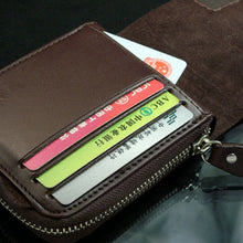 Famous Mens Wallet PU Leather ID Card Holder Billfold Zipper Purse Wallets Clutch Bolsos CF