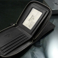 Famous Mens Wallet PU Leather ID Card Holder Billfold Zipper Purse Wallets Clutch Bolsos CF