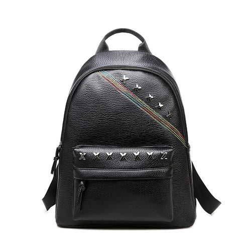 Backpack Women School Bags For Teenagers Girls Travel Satchel PU Leather Rucksack Laptop Bag bolsa feminina CF