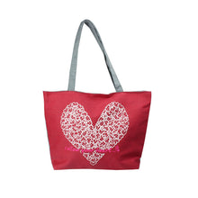 Bags Handbags Women Famous s Cute Heart Printing Canvas Shoulder Bag Casual Handbag bolsos femenina CF