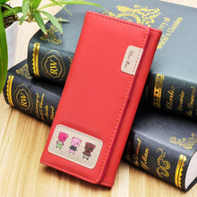 Designer Long Walet Women Wallets Hasp Clutch Bag Bear Pattern Ladies Women's Purse Carteras Cuzdan CF
