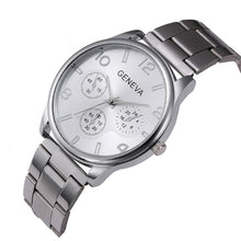 Geneva Watch Women Clock Stainless Steel Strap Gift Analog Quartz Bracelet Relogio Feminino CF