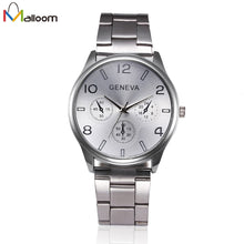Geneva Watch Women Clock Stainless Steel Strap Gift Analog Quartz Bracelet Relogio Feminino CF