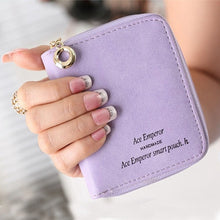 Lady Women's Purse Wallets with Zipper Mini Purse Leather Wallet Credit Card Holder Bags Purse carteras CF