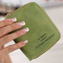 Lady Women's Purse Wallets with Zipper Mini Purse Leather Wallet Credit Card Holder Bags Purse carteras CF