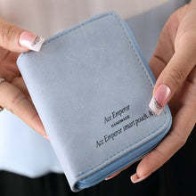 Lady Women's Purse Wallets with Zipper Mini Purse Leather Wallet Credit Card Holder Bags Purse carteras CF