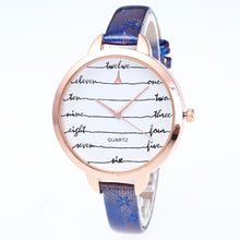 Luxury Women Watch Elegant Dress Clock PU Leather Band Rhinestone Analog Quartz Watch Relogio Feminino CF
