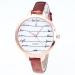 Luxury Women Watch Elegant Dress Clock PU Leather Band Rhinestone Analog Quartz Watch Relogio Feminino CF