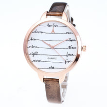 Luxury Women Watch Elegant Dress Clock PU Leather Band Rhinestone Analog Quartz Watch Relogio Feminino CF