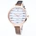Luxury Women Watch Elegant Dress Clock PU Leather Band Rhinestone Analog Quartz Watch Relogio Feminino CF