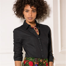 Fashion New Summer Long Sleeve Blouse Women Plus Size Tops Casual Turn-down Collar Shirt S-2XL With Button 71594 SM6