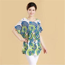 Fashion Women T shirts Polka Dot Print T-shirt Top Short Sleeve XL-4XL Female Plus Size tops 71036 SM6