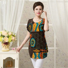 Fashion Women T shirts Polka Dot Print T-shirt Top Short Sleeve XL-4XL Female Plus Size tops 71036 SM6