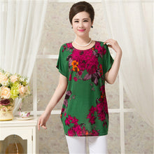 Fashion Women T shirts Polka Dot Print T-shirt Top Short Sleeve XL-4XL Female Plus Size tops 71036 SM6