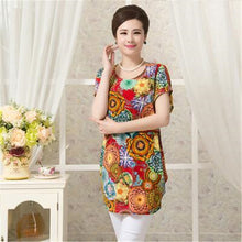 Fashion Women T shirts Polka Dot Print T-shirt Top Short Sleeve XL-4XL Female Plus Size tops 71036 SM6