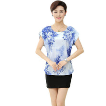 Fashion Women T shirts Print T-shirt Women O-neck Top Short Sleeve L-4XL Female Plus Size tops 71005 SM6
