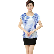 Fashion Women T shirts Print T-shirt Women O-neck Top Short Sleeve L-4XL Female Plus Size tops 71005 SM6