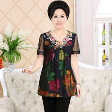 Fashion Women T shirts Print T-shirt Women O-neck Top Short Sleeve XL-4XL Female Plus Size tops 70922 SM6