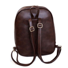 leather Backpacks Women Travel School Bag Mochila Feminina Bag candy color backpacks CF
