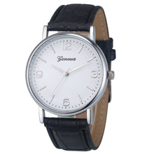 Deluxe Geneva Men Watch Simple Classic Business Watches Leather Analog Quartz Wrist Watch Reloj CF