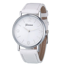 Deluxe Geneva Men Watch Simple Classic Business Watches Leather Analog Quartz Wrist Watch Reloj CF