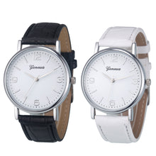 Deluxe Geneva Men Watch Simple Classic Business Watches Leather Analog Quartz Wrist Watch Reloj CF