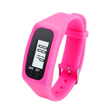 Digital LCD Watch Women Men Pedometer Run Step Walking Distance Sport Montre Calorie Counter Watch Hour CF