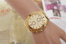 Gold Relogio Luxury Casual Men Watches Analog Military Sports Quartz Clock Wristwatches Masculino Montre Homme Hour CF