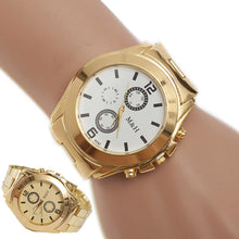 Gold Relogio Luxury Casual Men Watches Analog Military Sports Quartz Clock Wristwatches Masculino Montre Homme Hour CF