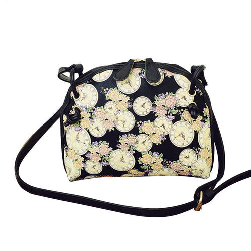Good Sale Women Printing Shoulder Bag PU Leather Purse Satchel Messenger Bag Bolsa Feminina CF